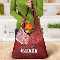 Mate Ma'a Tonga Ngatu Grocery Bag Kainga - Sipi Tau LT7 - Polynesian Pride