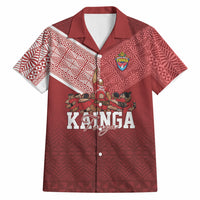 Mate Ma'a Tonga Custom Ngatu Hawaiian Shirt Kainga - Sipi Tau LT7 Red - Polynesian Pride