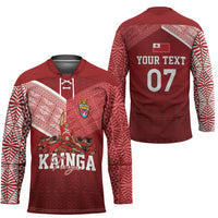 Mate Ma'a Tonga Custom Ngatu Hockey Jersey Kainga - Sipi Tau LT7 - Polynesian Pride