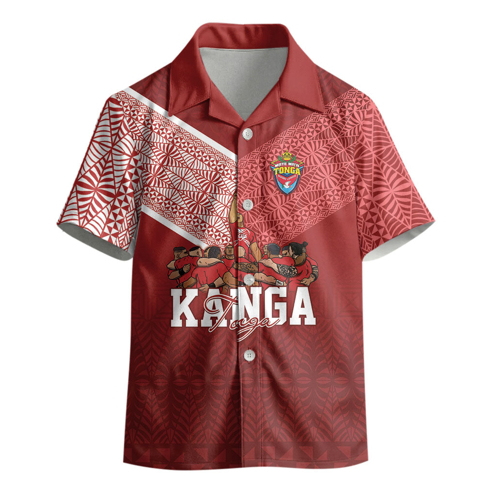 Mate Ma'a Tonga Custom Ngatu Kid Hawaiian Shirt Kainga - Sipi Tau LT7 - Polynesian Pride