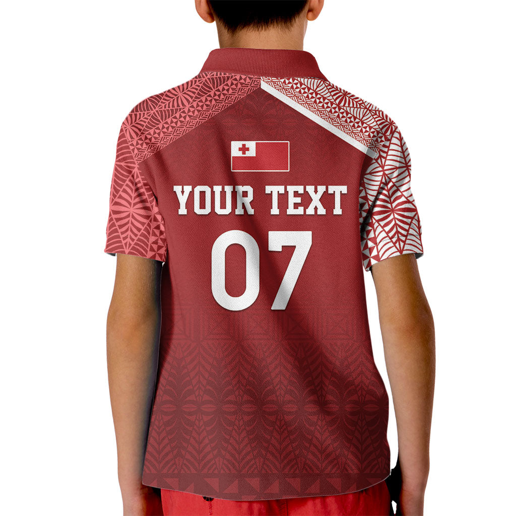 Mate Ma'a Tonga Custom Ngatu Kid Polo Shirt Kainga - Sipi Tau LT7 - Polynesian Pride