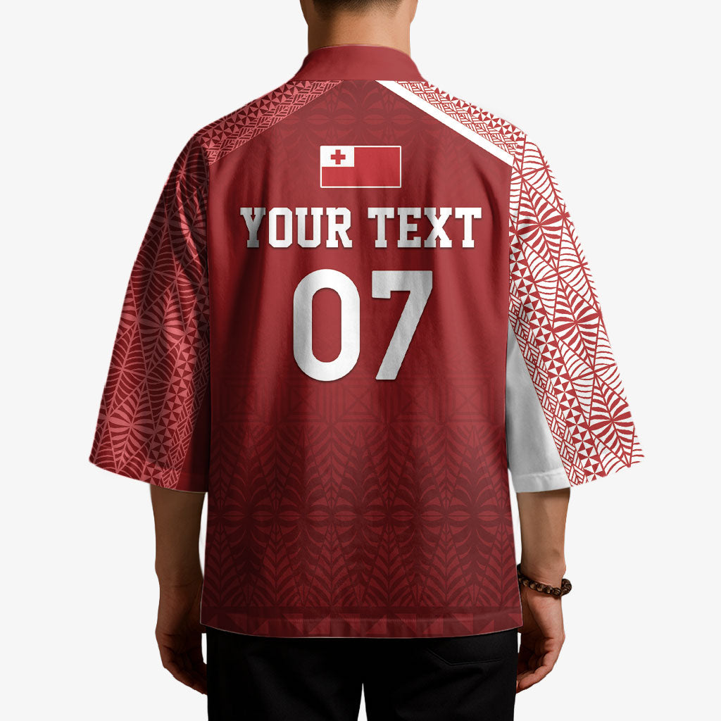 Mate Ma'a Tonga Custom Ngatu Kimono Kainga - Sipi Tau LT7 - Polynesian Pride