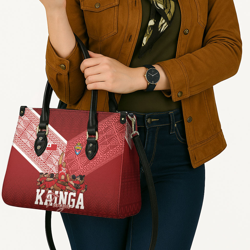 Mate Ma'a Tonga Ngatu Leather Bag Kainga - Sipi Tau LT7 - Polynesian Pride