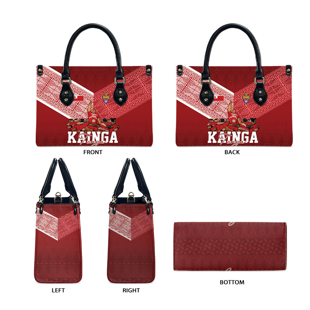 Mate Ma'a Tonga Ngatu Leather Bag Kainga - Sipi Tau LT7 - Polynesian Pride