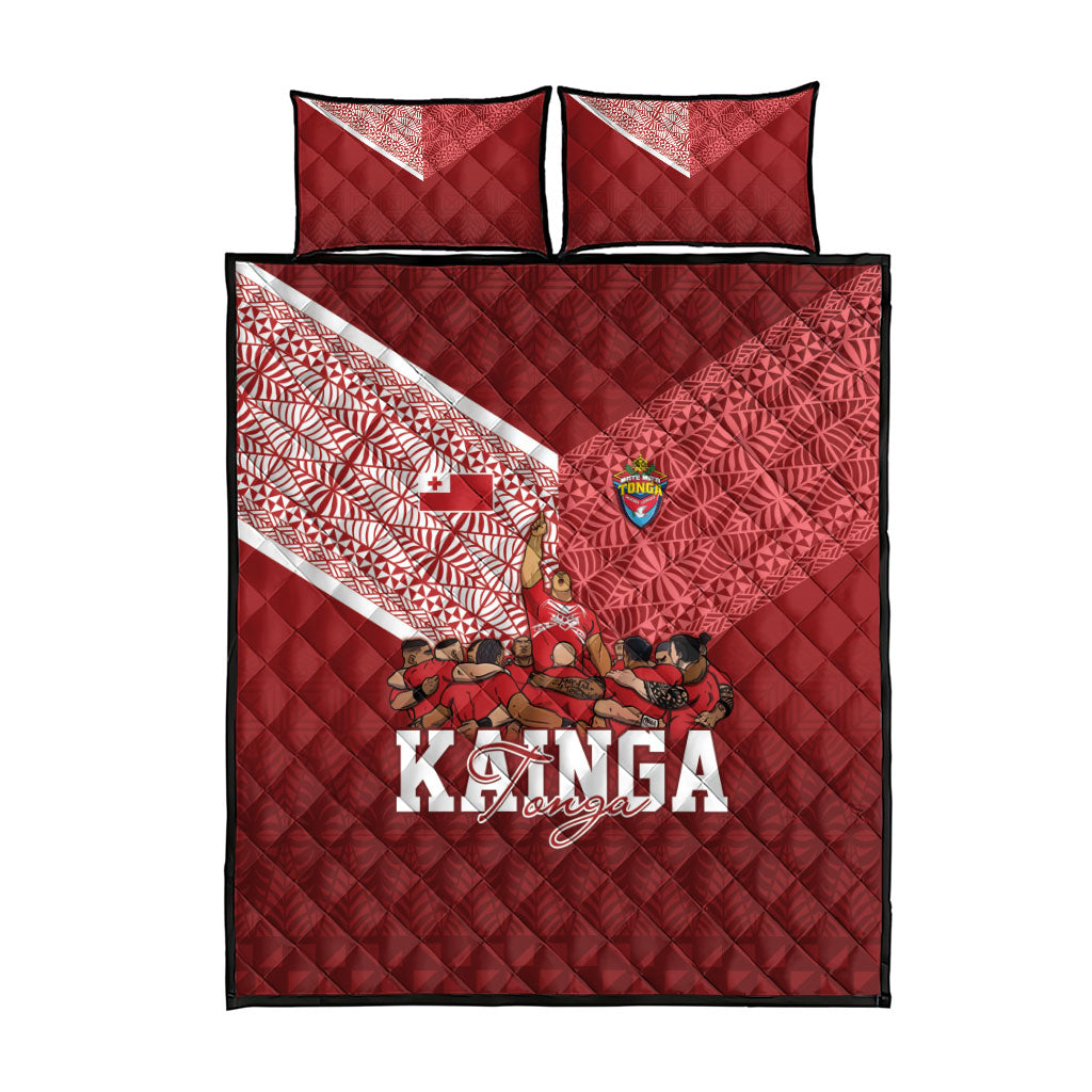 Mate Ma'a Tonga Ngatu Quilt Bed Set Kainga - Sipi Tau LT7 - Polynesian Pride