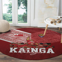 Mate Ma'a Tonga Ngatu Round Carpet Kainga - Sipi Tau LT7 - Polynesian Pride