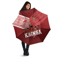 Mate Ma'a Tonga Ngatu Umbrella Kainga - Sipi Tau LT7 - Polynesian Pride