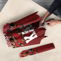 Mate Ma'a Tonga Ngatu Umbrella Kainga - Sipi Tau LT7 - Polynesian Pride