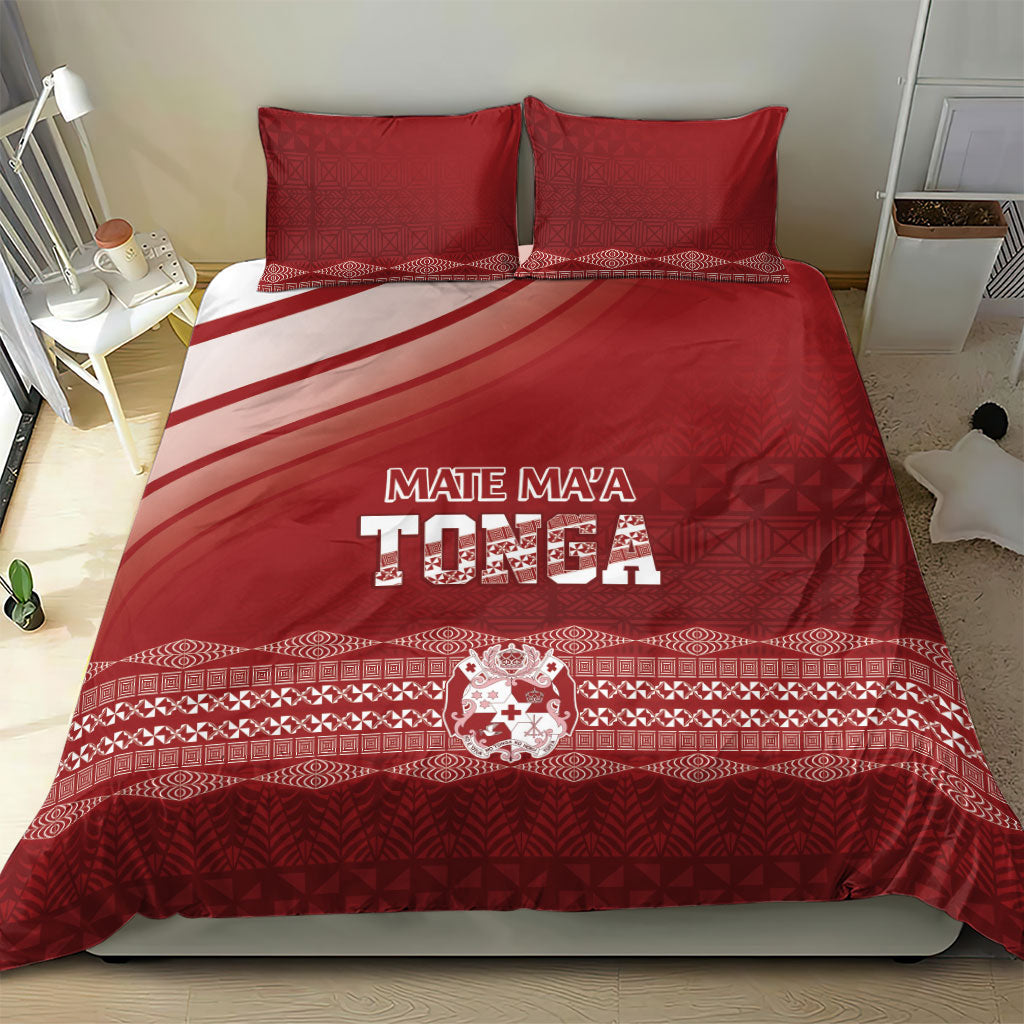 Mate Ma'a Tonga Bedding Set Basic Ngatu Kupesi Motif LT7 - Polynesian Pride