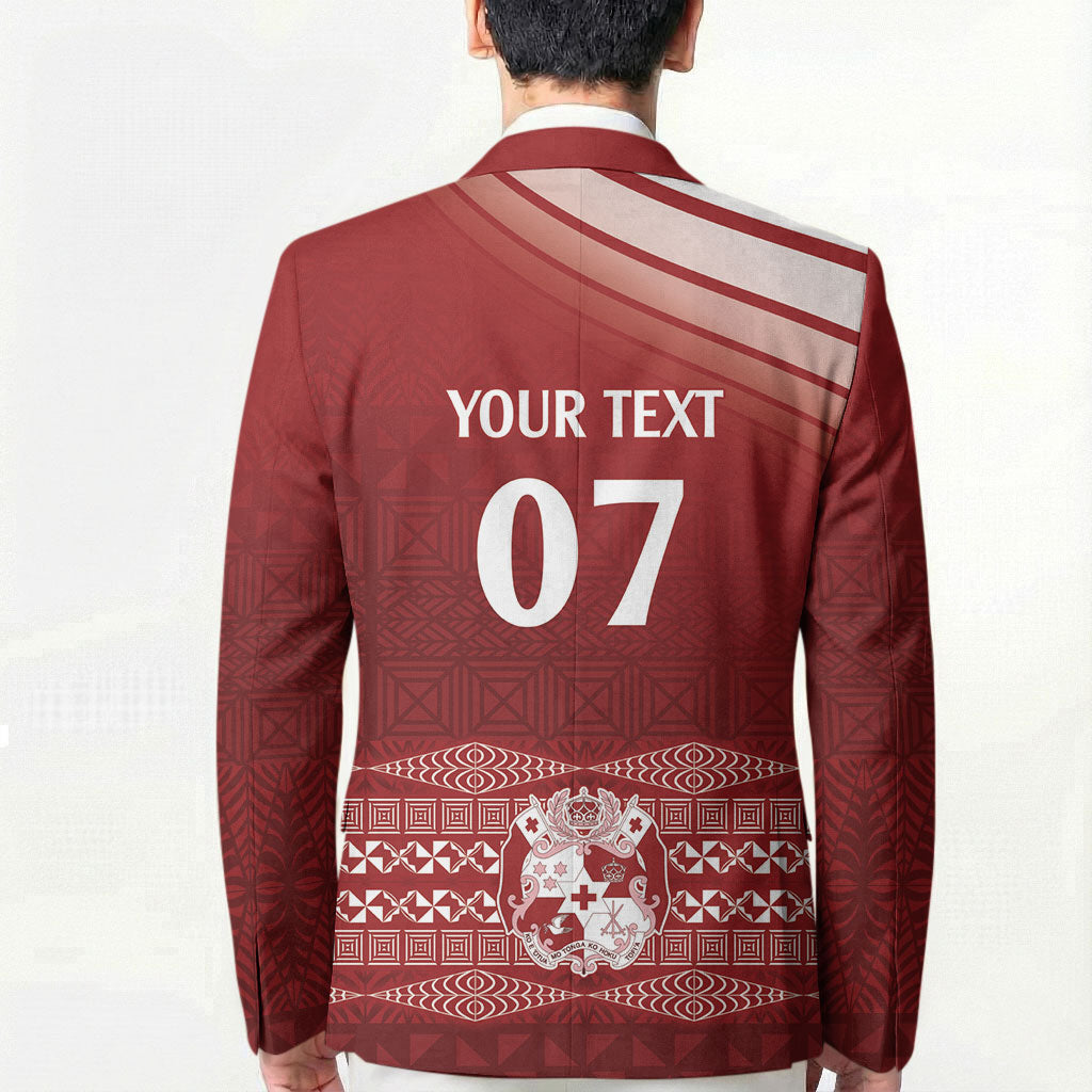 Mate Ma'a Tonga Custom Blazer Basic Ngatu Kupesi Motif LT7 - Polynesian Pride