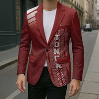 Mate Ma'a Tonga Custom Blazer Basic Ngatu Kupesi Motif LT7 - Polynesian Pride