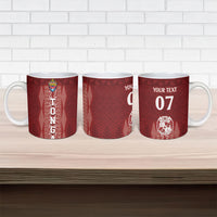 Mate Ma'a Tonga Custom Ceramic Mug Basic Ngatu Kupesi Motif LT7 - Polynesian Pride