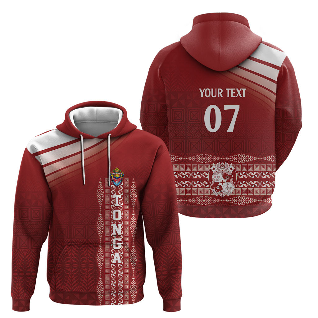 Mate Ma'a Tonga Custom Hoodie Basic Ngatu Kupesi Motif LT7 - Polynesian Pride