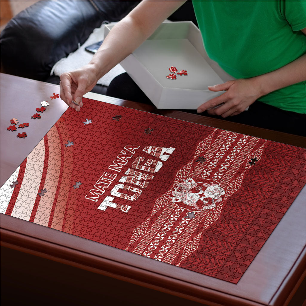 Mate Ma'a Tonga Puzzle Basic Ngatu Kupesi Motif LT7 - Polynesian Pride