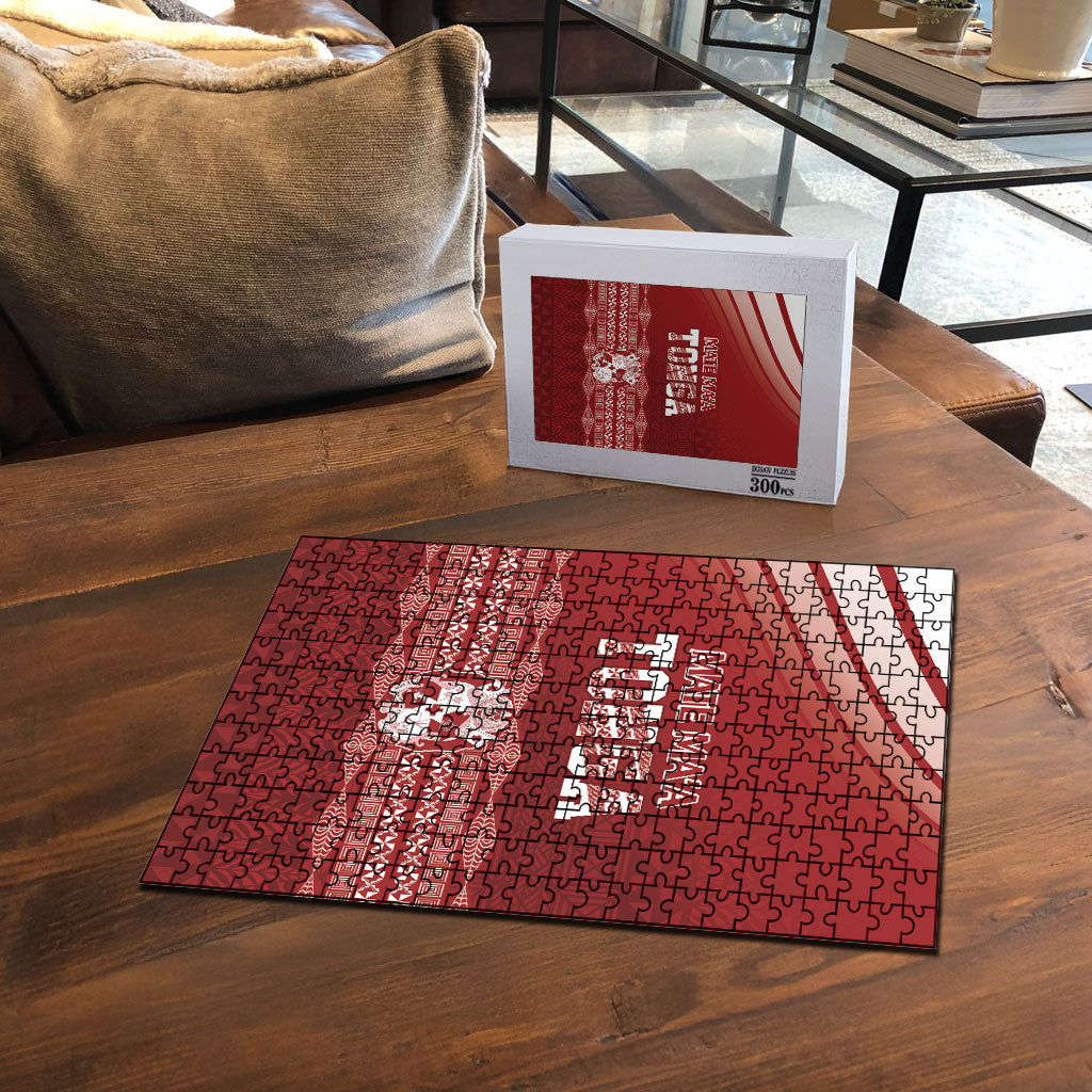 Mate Ma'a Tonga Puzzle Basic Ngatu Kupesi Motif LT7 - Polynesian Pride