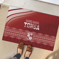 Mate Ma'a Tonga Rubber Doormat Basic Ngatu Kupesi Motif LT7 - Polynesian Pride