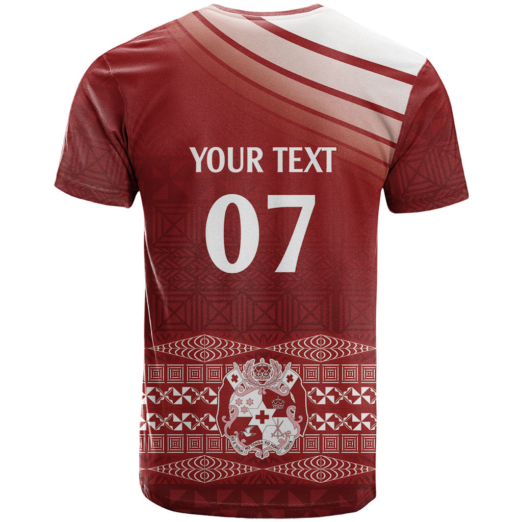 Mate Ma'a Tonga Custom T Shirt Basic Ngatu Kupesi Motif LT7 - Polynesian Pride
