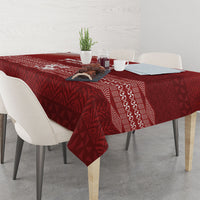 Mate Ma'a Tonga Tablecloth Basic Ngatu Kupesi Motif LT7 - Polynesian Pride