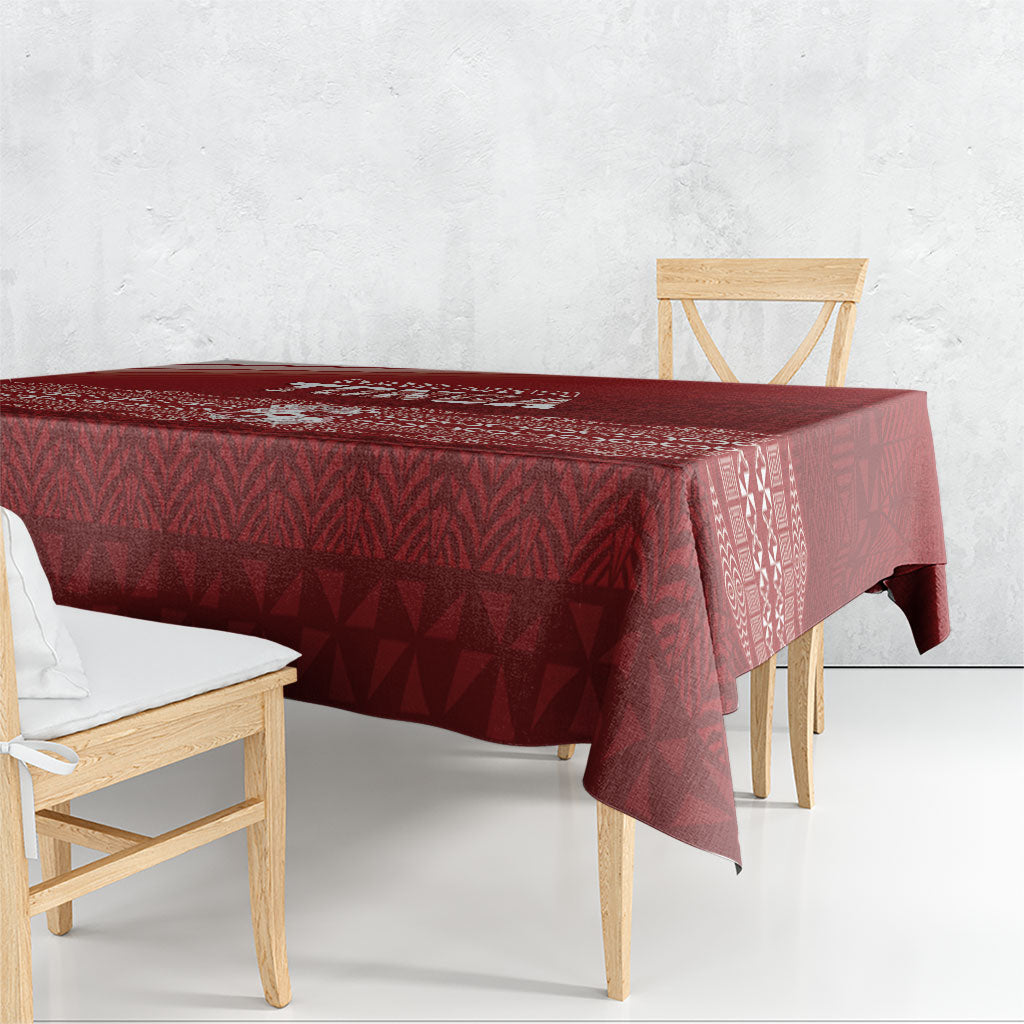 Mate Ma'a Tonga Tablecloth Basic Ngatu Kupesi Motif LT7 - Polynesian Pride