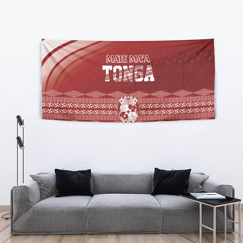 Mate Ma'a Tonga Tapestry Basic Ngatu Kupesi Motif LT7 - Polynesian Pride