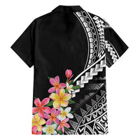 AAPI Heritage Month Family Matching Off The Shoulder Long Sleeve Dress and Hawaiian Shirt Kanaka Hawaii Plumeria LT7 - Polynesian Pride