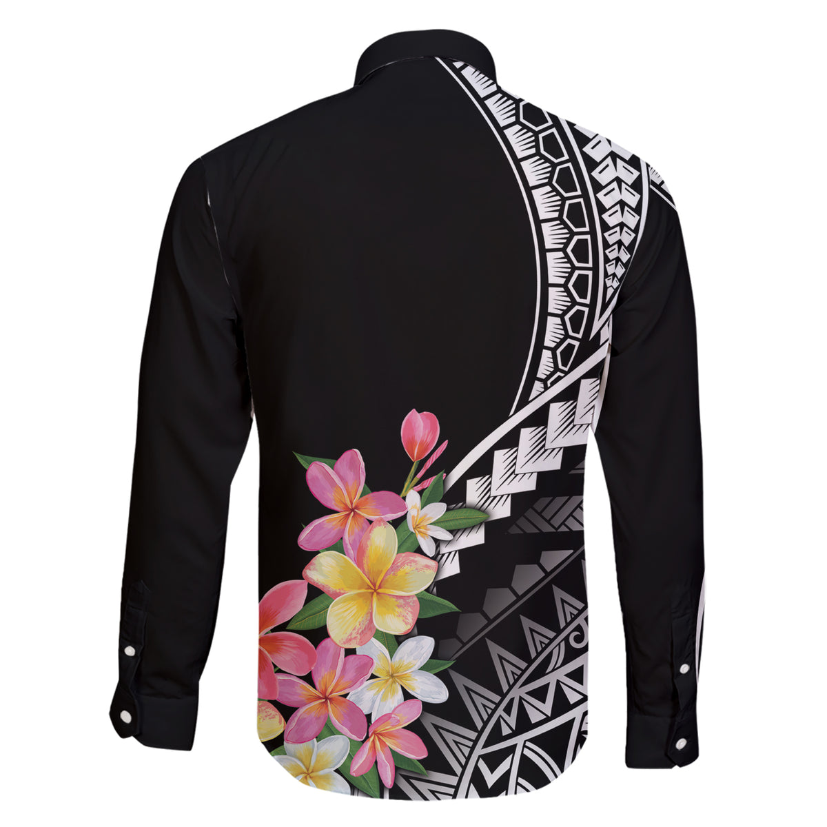 AAPI Heritage Month Family Matching Short Sleeve Bodycon Dress and Hawaiian Shirt Kanaka Hawaii Plumeria LT7 - Polynesian Pride