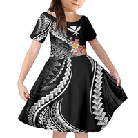 AAPI Heritage Month Family Matching Summer Maxi Dress and Hawaiian Shirt Kanaka Hawaii Plumeria