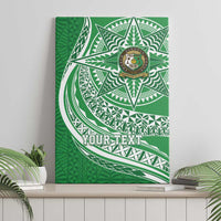 Tonga Liahona High School Personalized Canvas Wall Art Ngatu Tokelaufeletoa Motifs LT7 - Polynesian Pride