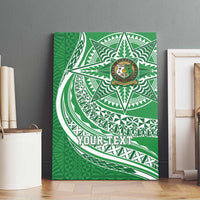 Tonga Liahona High School Personalized Canvas Wall Art Ngatu Tokelaufeletoa Motifs LT7 - Polynesian Pride