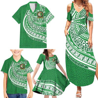 Tonga Liahona High School Personalized Family Matching Summer Maxi Dress and Hawaiian Shirt Ngatu Tokelaufeletoa Motifs LT7 - Polynesian Pride