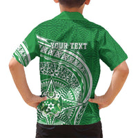 Tonga Liahona High School Personalized Hawaiian Shirt Ngatu Tokelaufeletoa Motifs