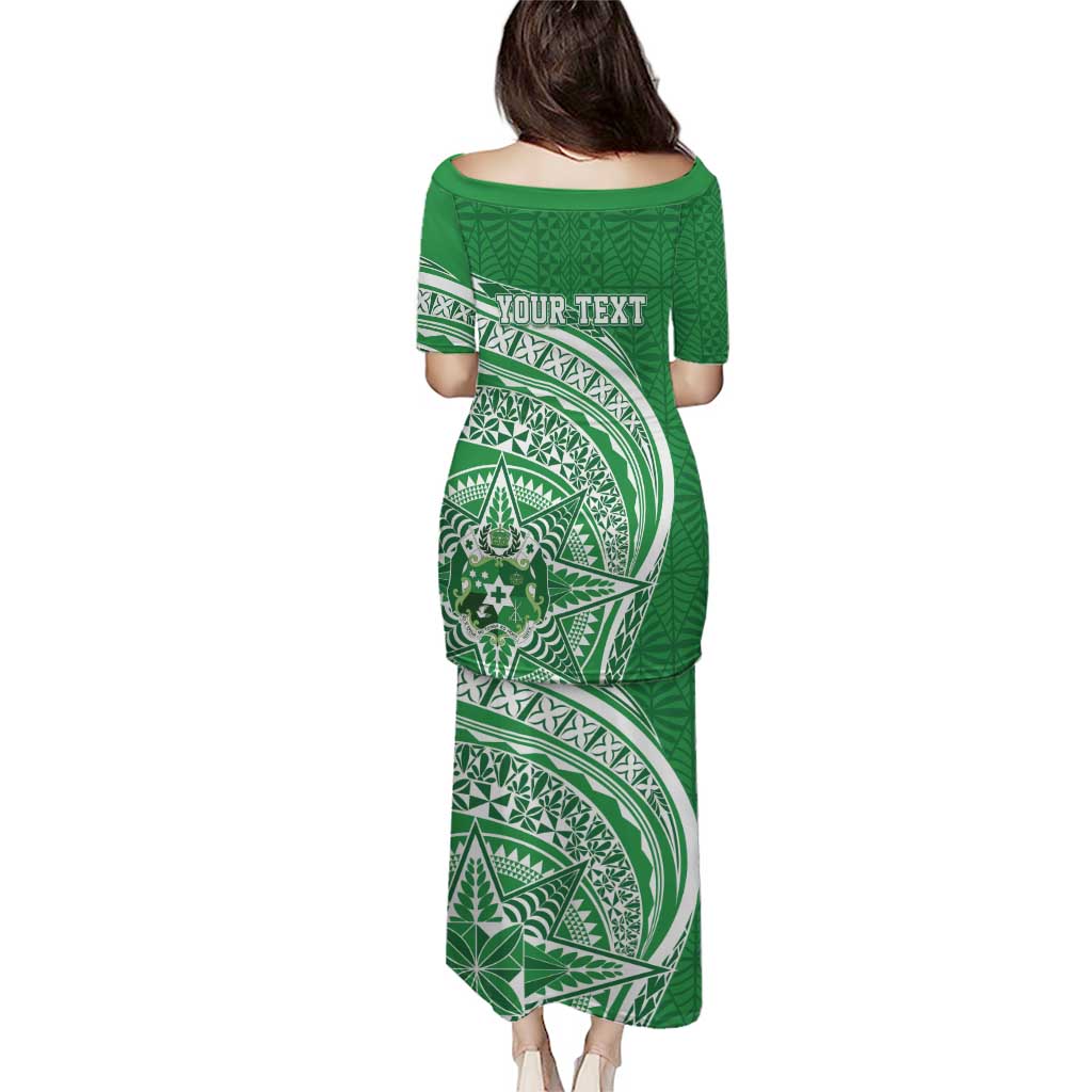Tonga Liahona High School Personalized Puletasi Ngatu Tokelaufeletoa Motifs LT7 - Polynesian Pride