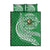Tonga Liahona High School Personalized Quilt Bed Set Ngatu Tokelaufeletoa Motifs