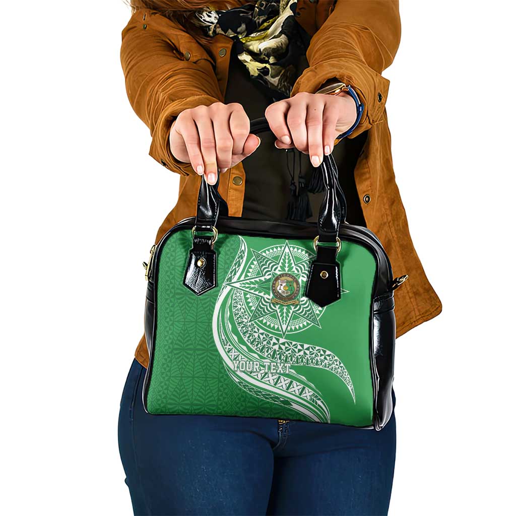 Tonga Liahona High School Personalized Shoulder Handbag Ngatu Tokelaufeletoa Motifs