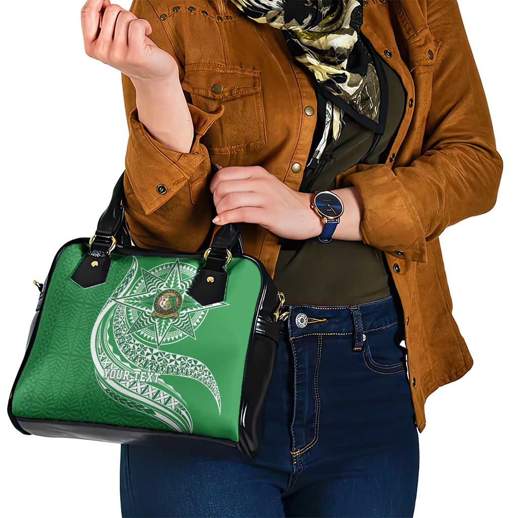 Tonga Liahona High School Personalized Shoulder Handbag Ngatu Tokelaufeletoa Motifs