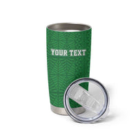 Tonga Liahona High School Personalized Tumbler Cup Ngatu Tokelaufeletoa Motifs