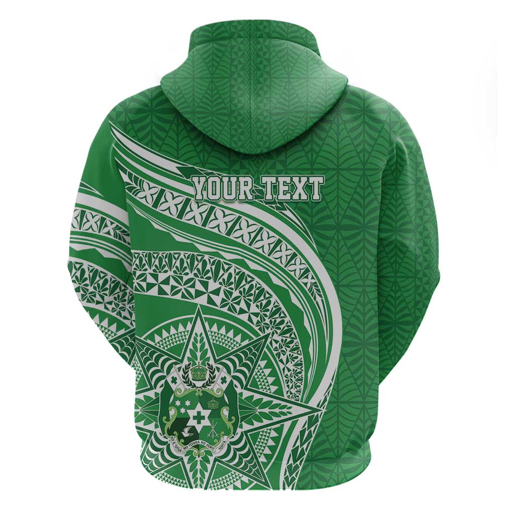 Tonga Liahona High School Personalized Zip Hoodie Ngatu Tokelaufeletoa Motifs LT7 - Polynesian Pride