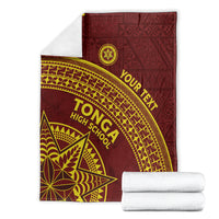 Tonga High School Blanket THS Anniversary Ngatu Motif