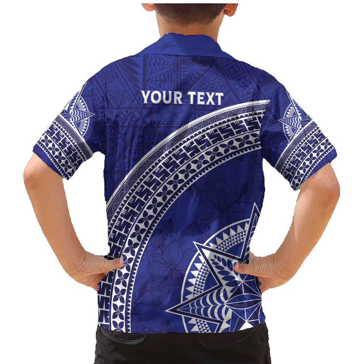 Tupou College Toloa Family Matching Mermaid Dress and Hawaiian Shirt Ngatu Tapa Mix Style