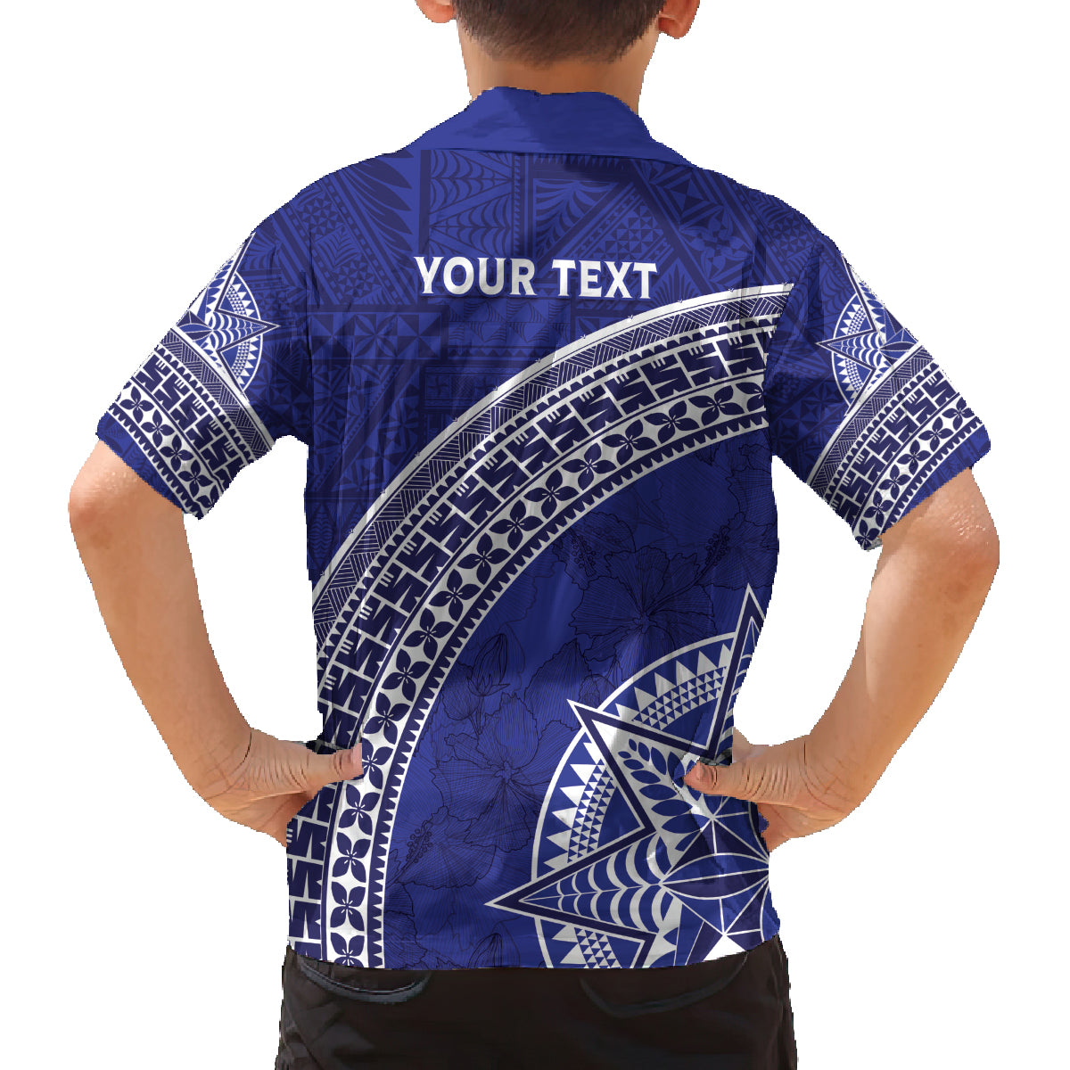 Tupou College Toloa Family Matching Puletasi and Hawaiian Shirt Ngatu Tapa Mix Style LT7 - Polynesian Pride