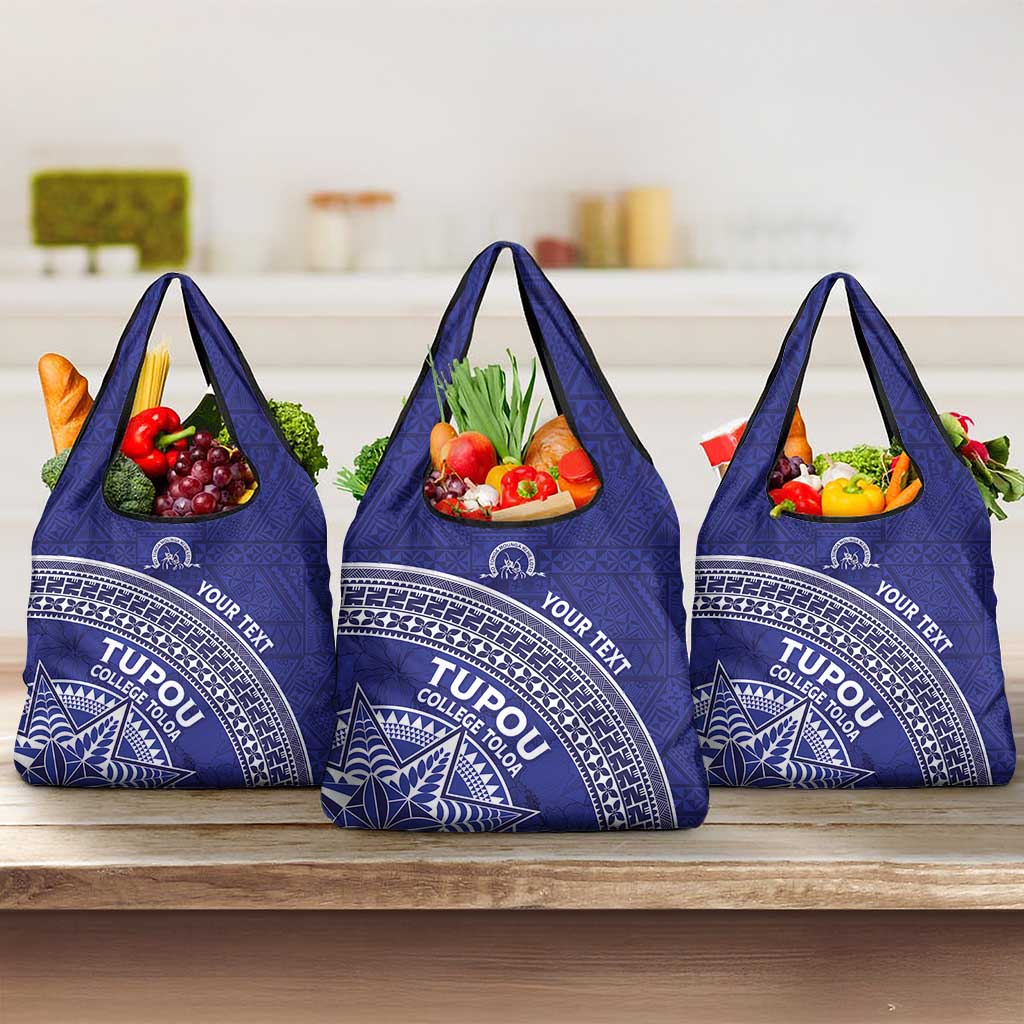 Tupou College Toloa Grocery Bag Ngatu Tapa Mix Style