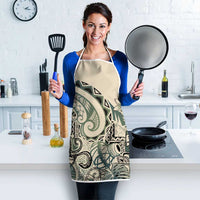 Aloha Hawaii Tapa Apron Summer Green Hawaiian Ipu - Polynesian Pride