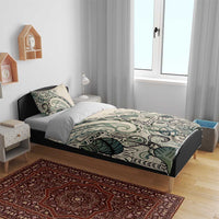 Aloha Hawaii Tapa Bedding Set Summer Green Hawaiian Ipu - Polynesian Pride