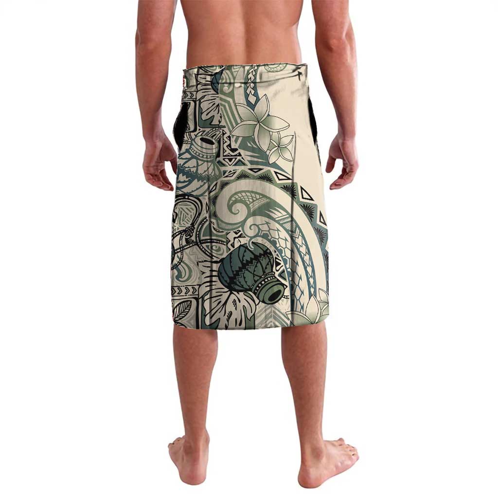 Aloha Hawaii Tapa Lavalava Summer Green Hawaiian Ipu - Polynesian Pride