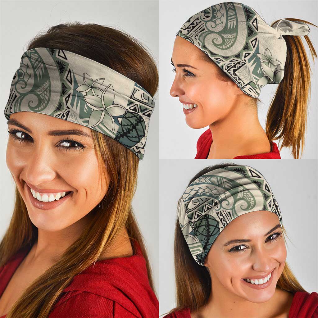 Aloha Hawaii Tapa Neck Gaiter Summer Green Hawaiian Ipu - Polynesian Pride