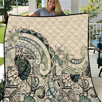 Aloha Hawaii Tapa Quilt Summer Green Hawaiian Ipu - Polynesian Pride