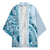 Aloha Hawaii Tapa Kimono Cool Turquoise Hawaiian Ipu - Polynesian Pride