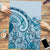 Aloha Hawaii Tapa Puzzle Cool Turquoise Hawaiian Ipu - Polynesian Pride