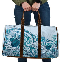 Aloha Hawaii Tapa Travel Bag Cool Turquoise Hawaiian Ipu - Polynesian Pride