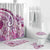 Aloha Hawaii Tapa Bathroom Set Vibrant Fuchsia Hawaiian Ipu - Polynesian Pride